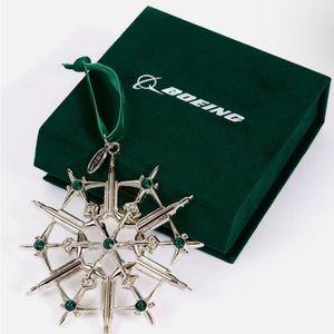 NEW BOEING 2023 Snowflake Ornament